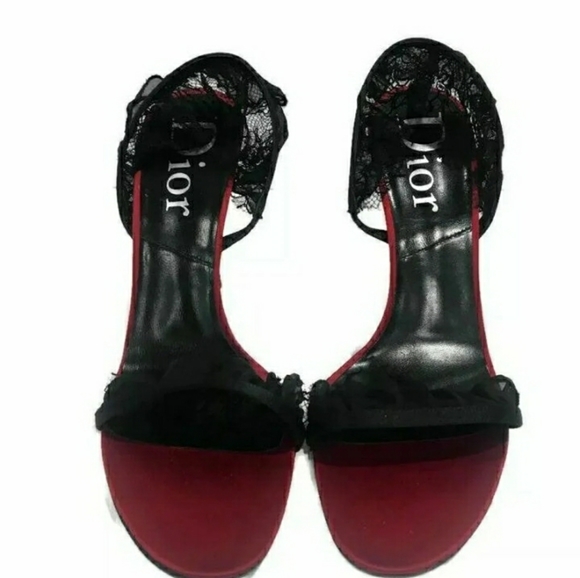 Sz.39 Christian Dior Flamenco Slingback Heels - Picture 2 of 12